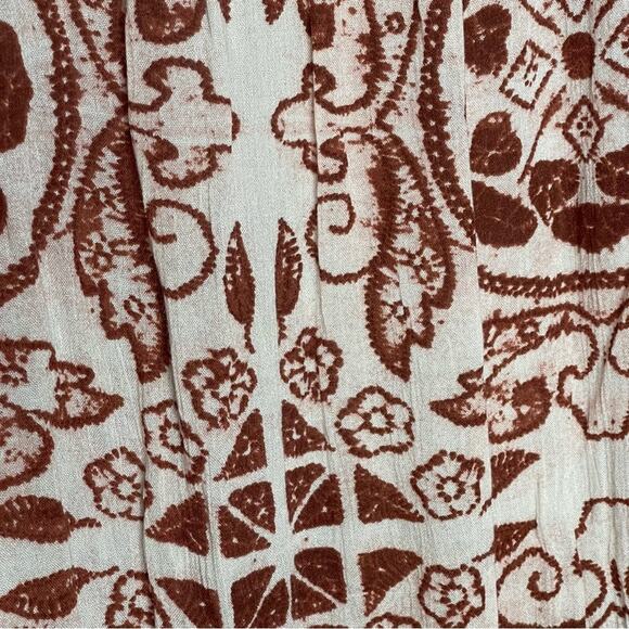 Free People Henna & Floral Design Tunic Top - Picture 10 of 12